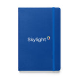 Skylight Hardcover bound notebook - White Print