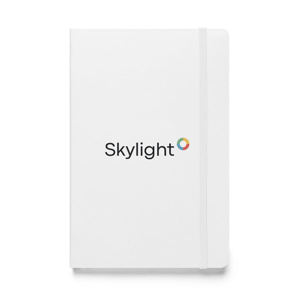 Skylight Hardcover bound notebook - Black Print