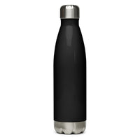 Stainless steel water bottle - Vertical Black